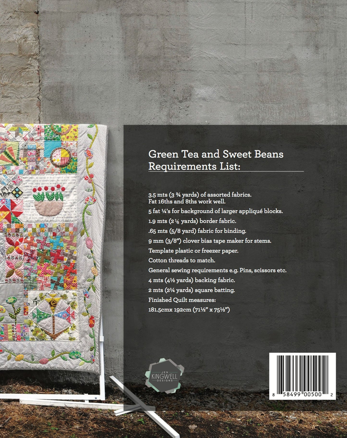 Green Tea & Sweet Beans Booklet by Jen Kingwell Designs - Special Order
