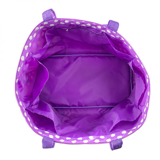 Gypsy Tote Purple Dot # TGQ073 - Special Order