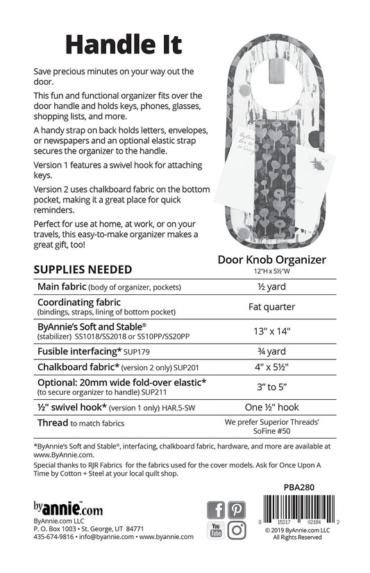 Handle It # PBA280- Special Order