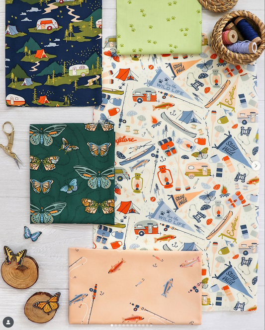 Happy Camper by Maureen Cracknell : Bundle with 2 Panels