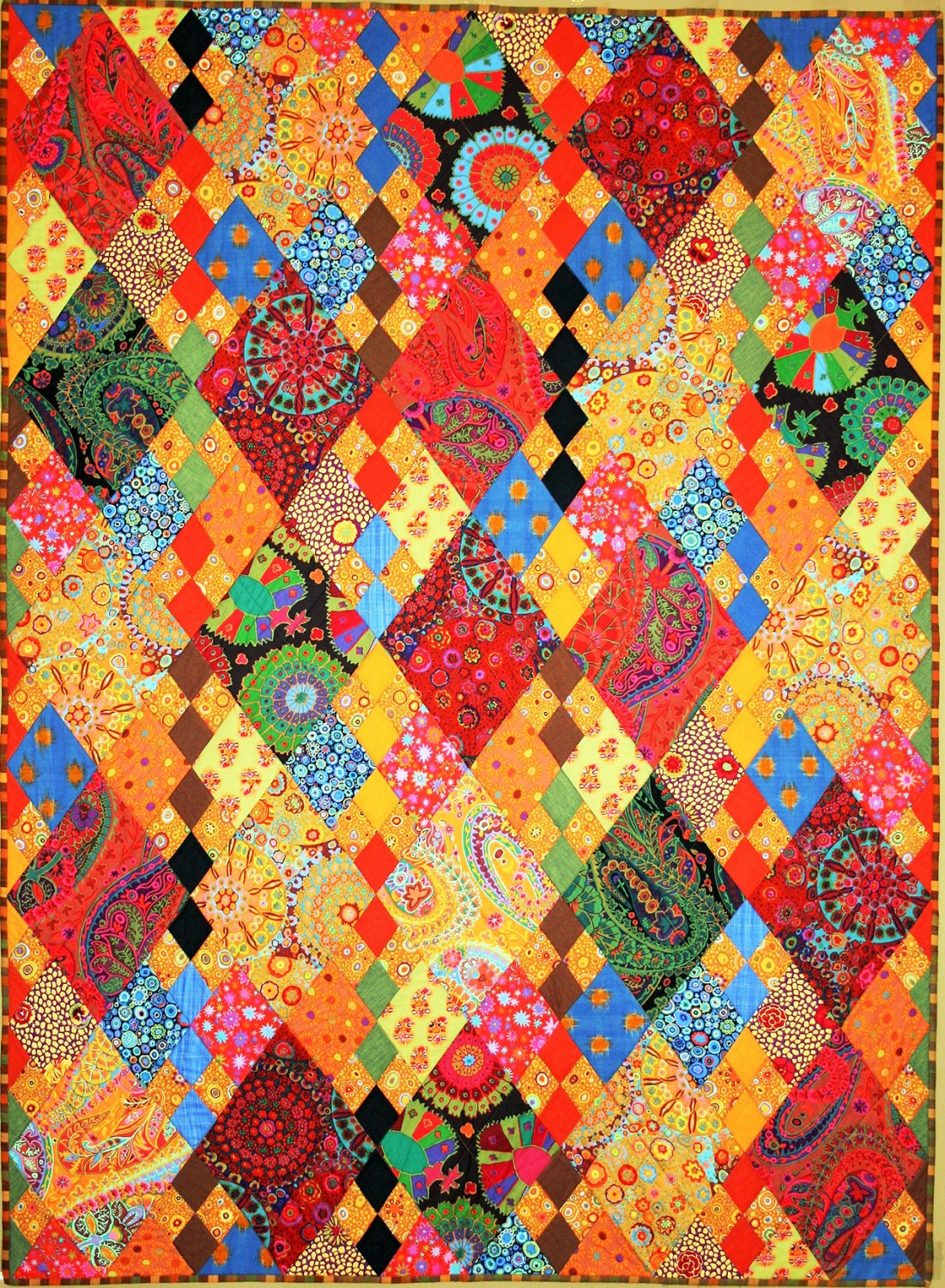 Harlequin Quilt Pattern by Aardvark Quilts