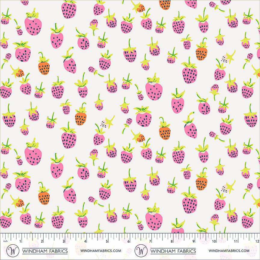 Heather Ross Favorites by Heather Ross - Strawberries 37024D-14 Blush