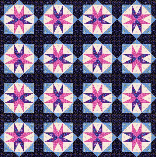 Star Island Quilt Pattern by String & Story
