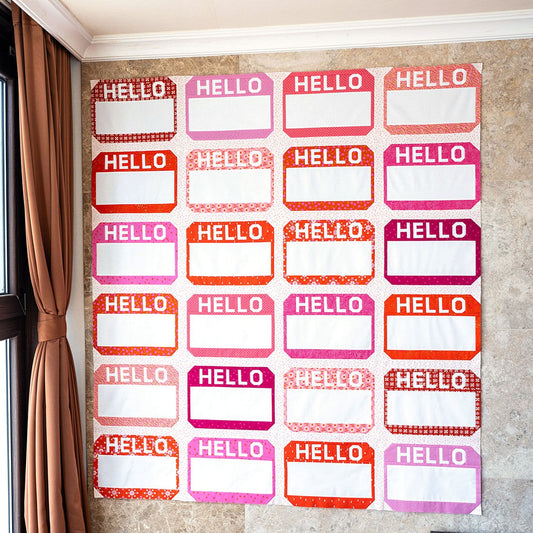 Hello Quilt Pattern by Modernly Morgan