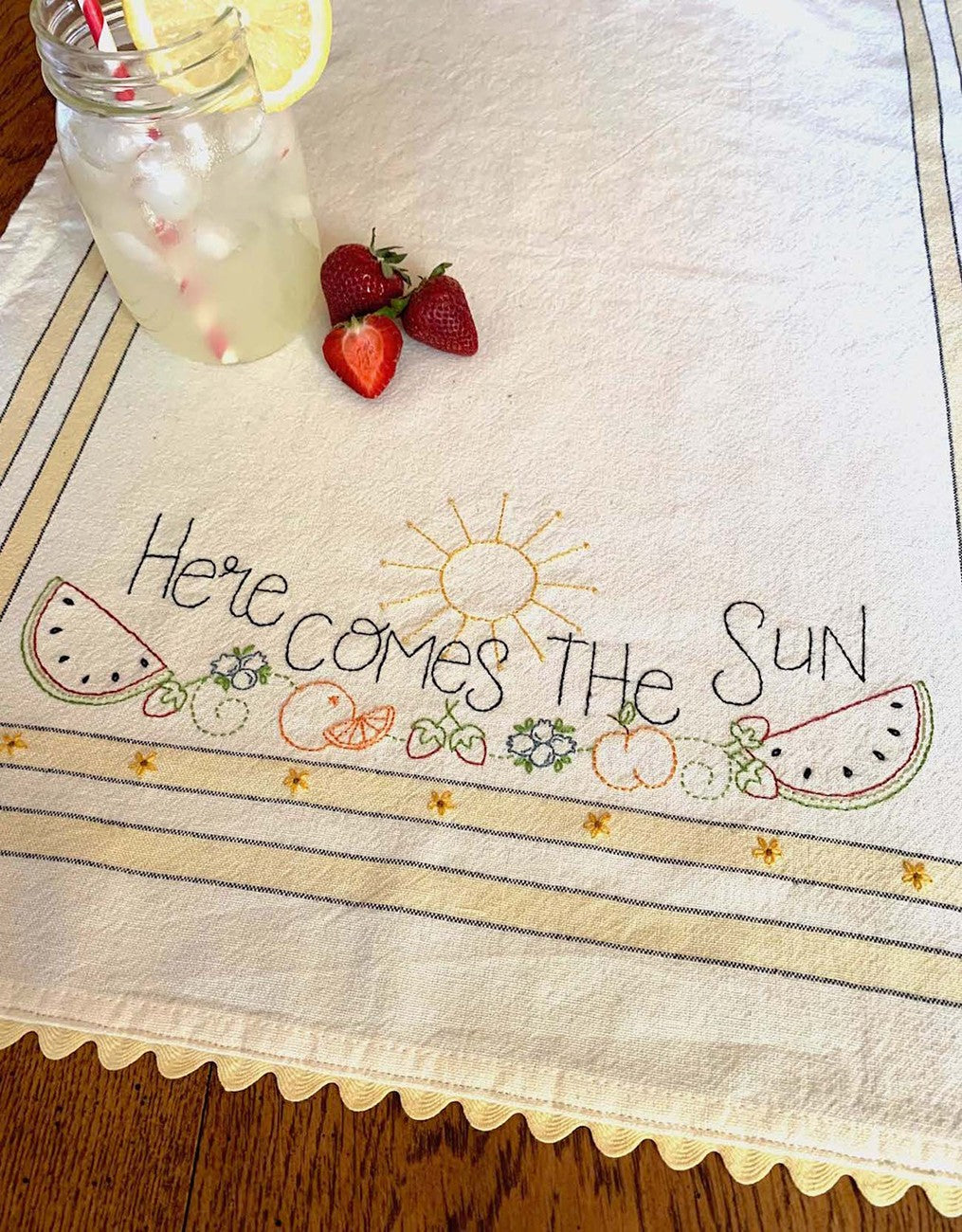 Here Comes the Sun Dishtowel Kit # BR256K - Special Order