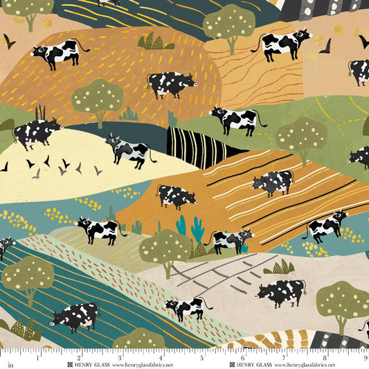 Highland Nature Walk by Alison Woodside - Cow Pasture 4592-44 Amber