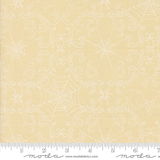 Home Sweet Haunt by Stacy Iest Hsu : Rod Iron Halloween Spider Webs Bone White 20917 21