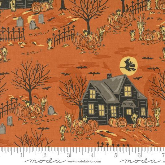 Home Sweet Haunt by Stacy Iest Hsu : Spooky Halloween Scene Pumpkin 20912 14