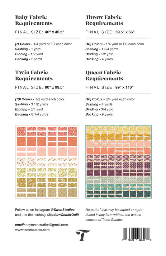 Horizon Lines Quilt Pattern # PQP-HORIZONLINES - Special Order