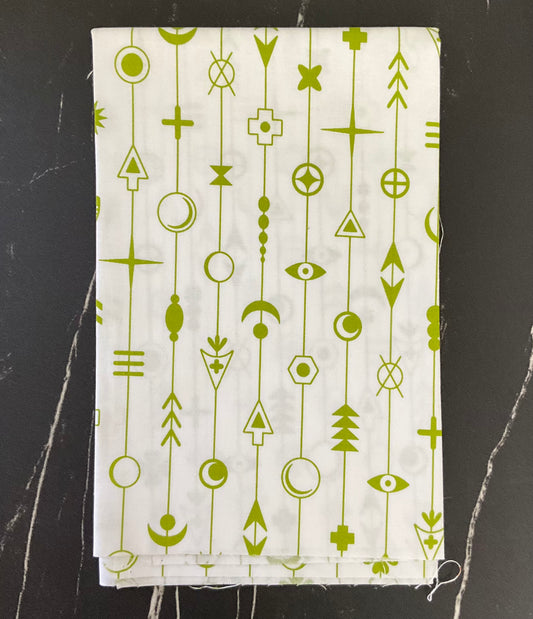 Sun Print Whisper by Alison Glass - Gaze Moss A-1554-V