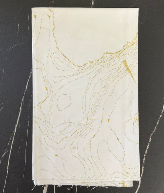 Sun Print Whisper by Alison Glass - Topography Chartreuse A-1557-V