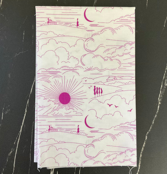 Sun Print Whisper by Alison Glass - Dwell Magenta A-1219-P2