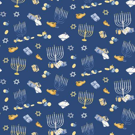 Hanukkah Nights by Sara Reed : Main Blue