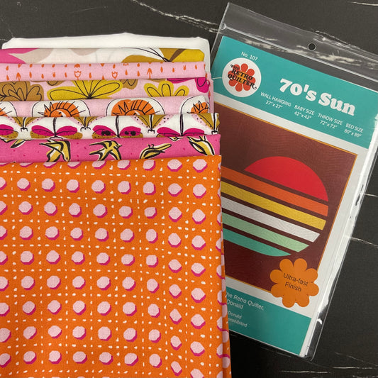 Summer Sun by Vera® : 70's Sun Quilt Kit