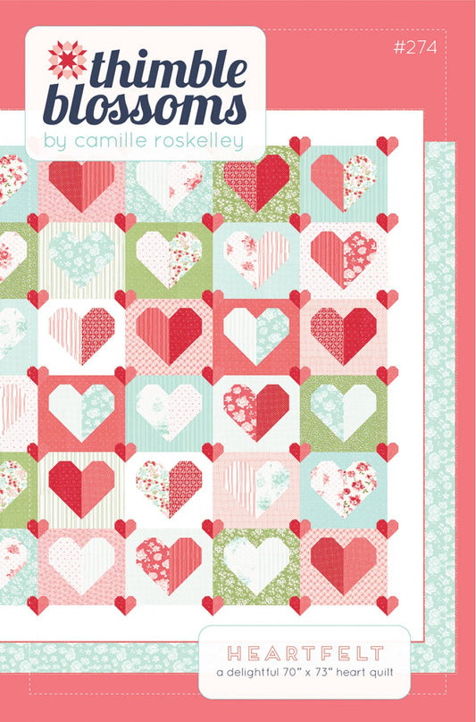 Heartfelt Pattern from Thimble Blossoms by Camille Roskelley