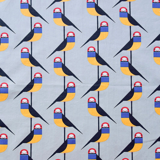 Charley Harper Discovery Place - Gouldian Finch Poplin CH-355
