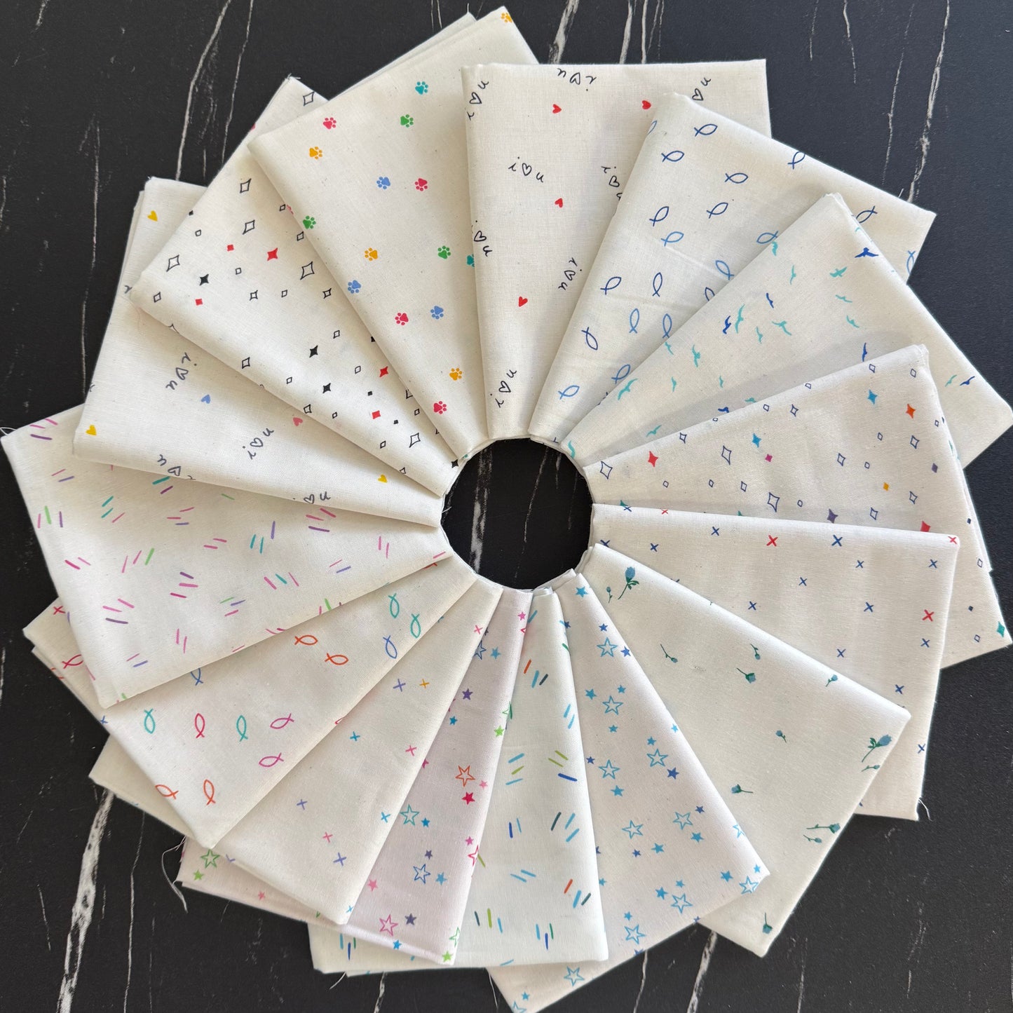 Miniatures by Whistler Studios : Fabric Bundles - Colorful