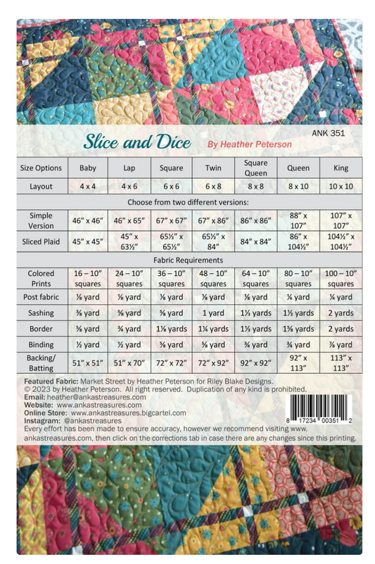 Slice and Dice # ANK351 - Special Order