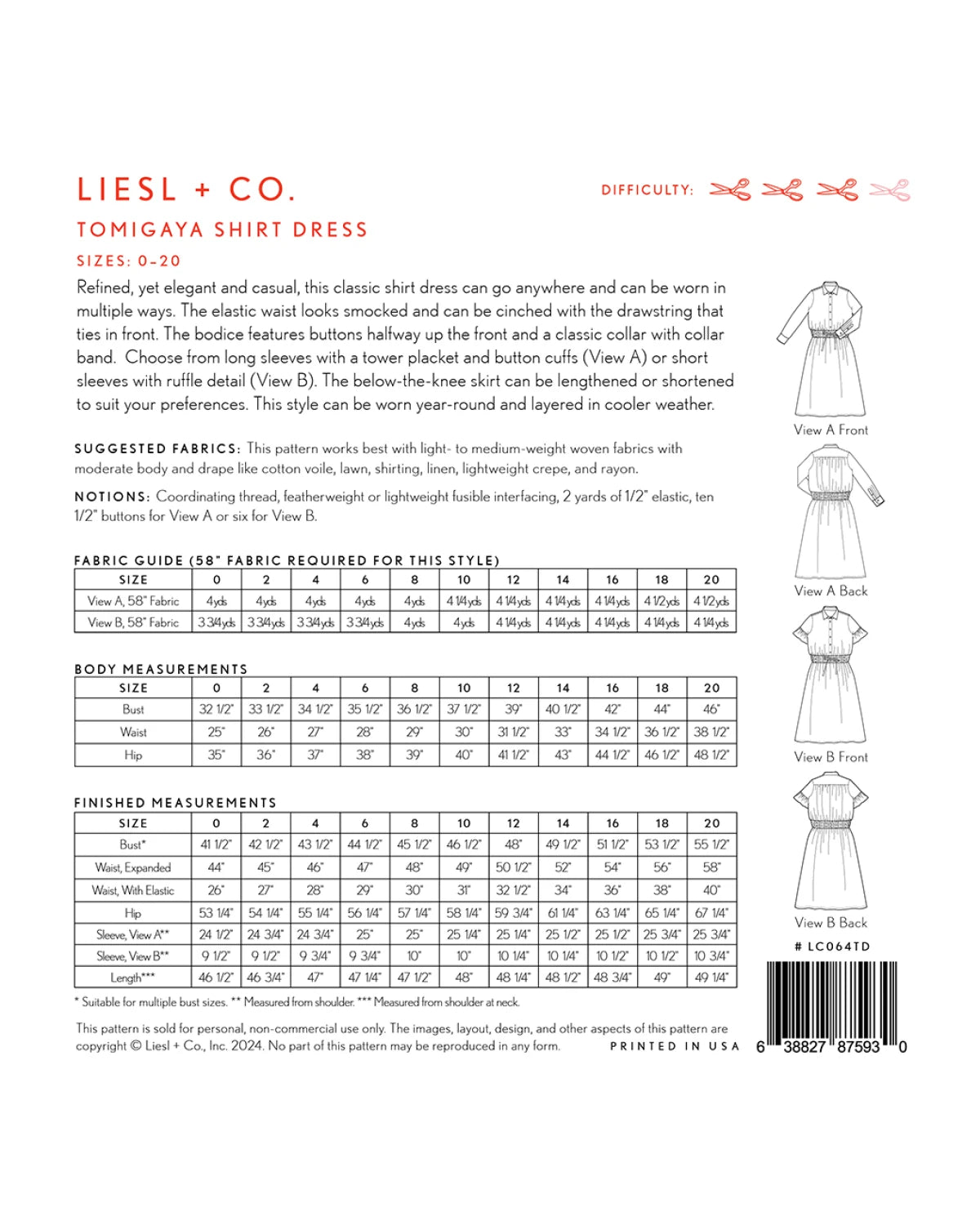 Le slip d'eau salée : Friday Pattern Co.