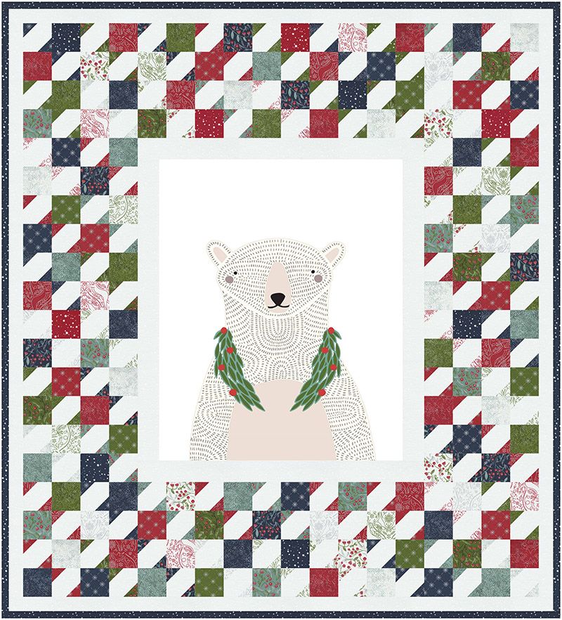 Trinkets Wall Hanging Quilt Pattern by Gingiber