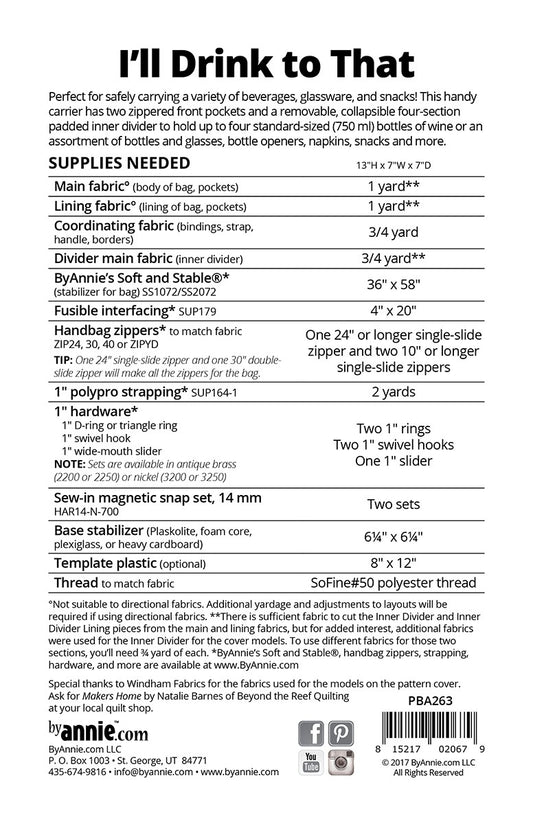 I'll Drink to That # PBA263- Special Order