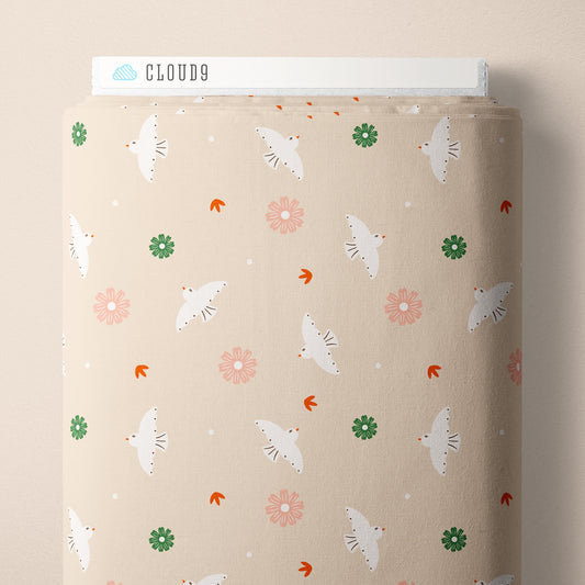 It Was The 70's by Cora Vickers : A Little Birdie Told Me Light Khaki 2293-75