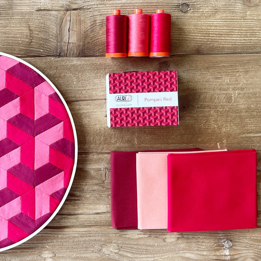 Italian Color Builders Pompeii Red 50wt Cotton - Special Order