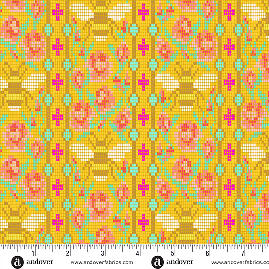 Jinny by Alison Glass : Beadwork Honey A-10333-Y