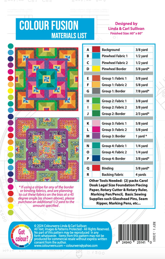 Jinny by Alison Glass : Colour Fusion Quilt Kit