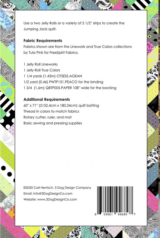 Jumping Jack Quilt Pattern by 3 Dog Design - Special Order