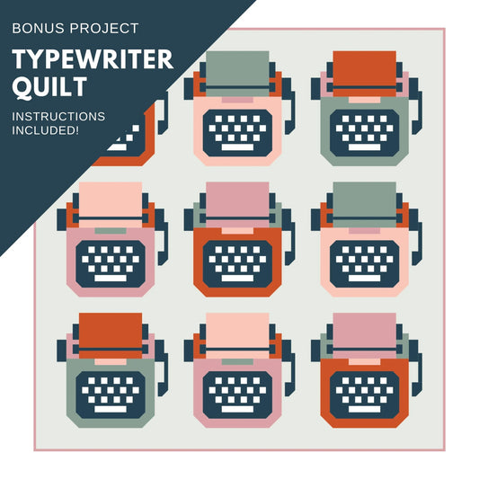 Just My Type Quilt Pattern by Pen + Paper Patterns