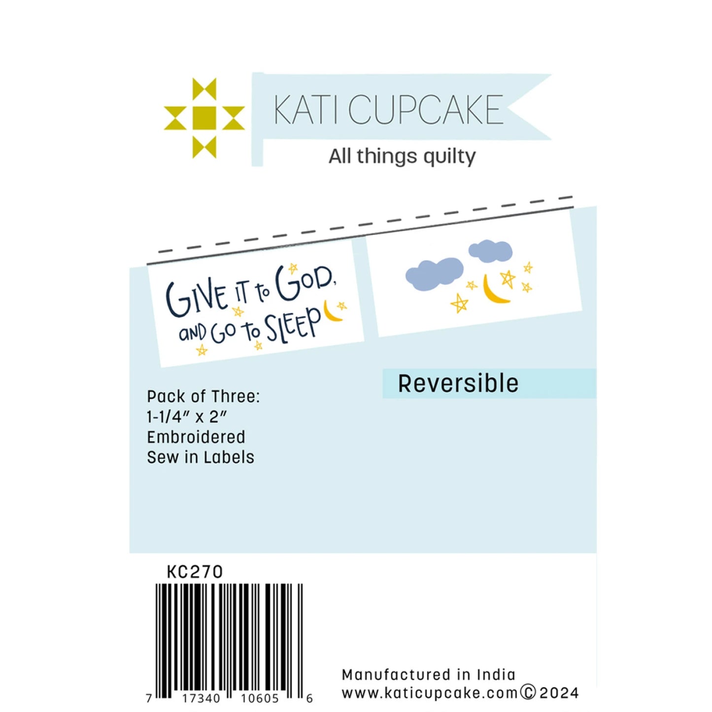 Give it to God Sew In Label by Kati Cupcake