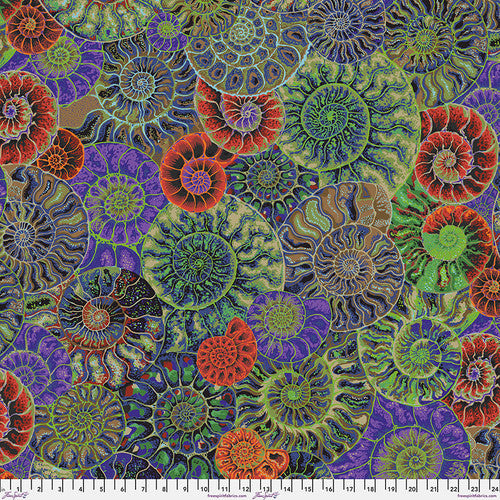 Kaffe Fassett Collective August 2024 - Ammonites Dark PWPJ128.DARK