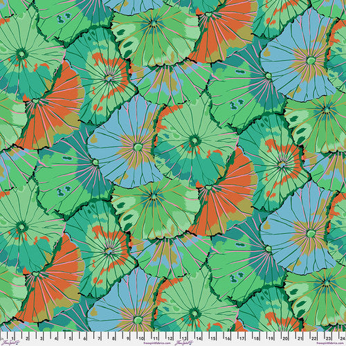 Kaffe Fassett Collective August 2024 - Lotus Leaf Emerald PWGP029.EMERALD