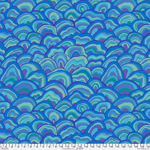 Kaffe Fassett Collective August 2024 - Wobble Blue PWBM092.BLUE