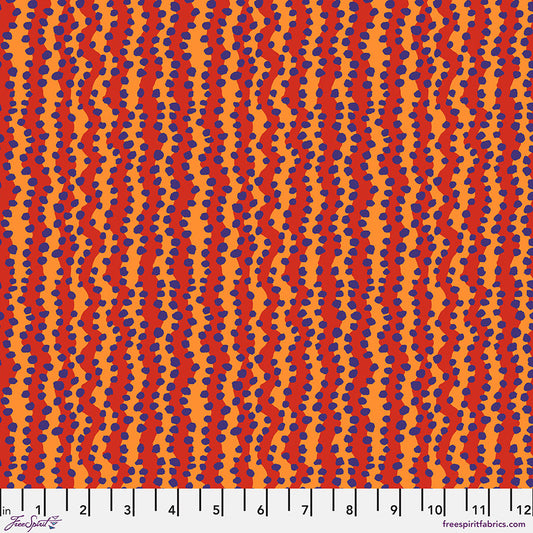 Kaffe Fassett Collective February 2025 : Bubble Stripe - Red PWBM097.RED