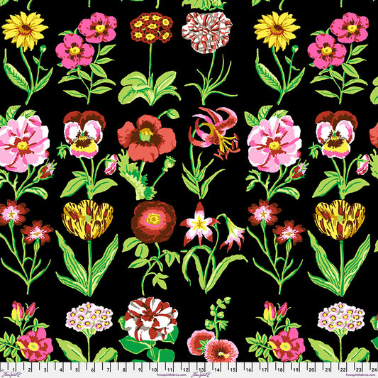 Kaffe Fassett Collective February 2025 : Flower Studies - Black PWGP205.BLACK