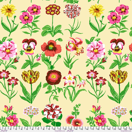 Kaffe Fassett Collective February 2025 : Flower Studies - Ecru PWGP205.ECRU