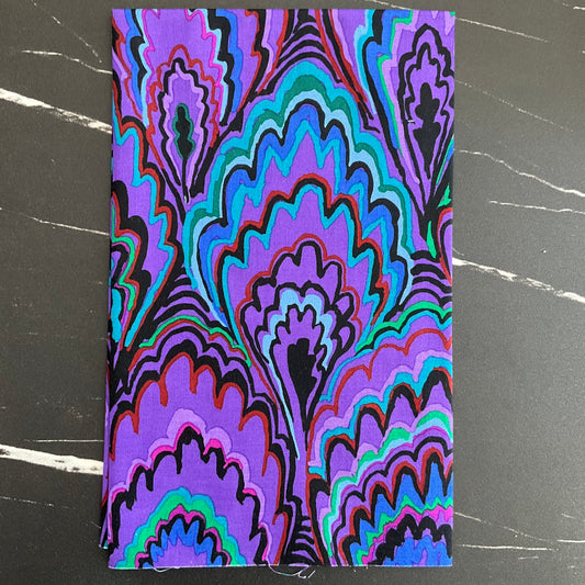 Kaffe Fassett Collective February 2025 : Marble Scallops Purple-PWGP207.PURPLE