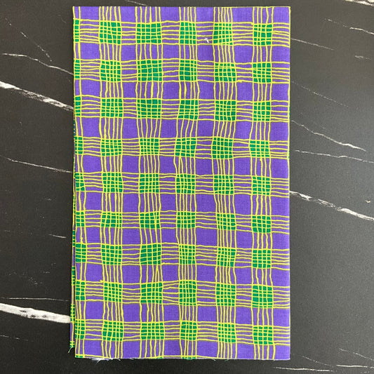 Kaffe Fassett Collective February 2025 : Gingham - Purple PWBM089.PURPLE