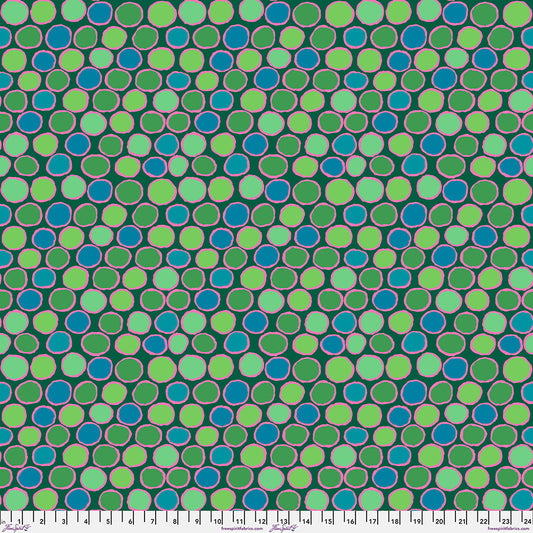 Kaffe Fassett Collective February 2025 : Penny-wise Green - PWGP206.GREEN