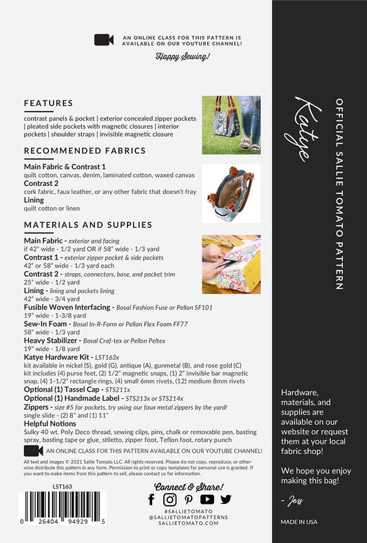 Katye Pattern # LST163 - Special Order