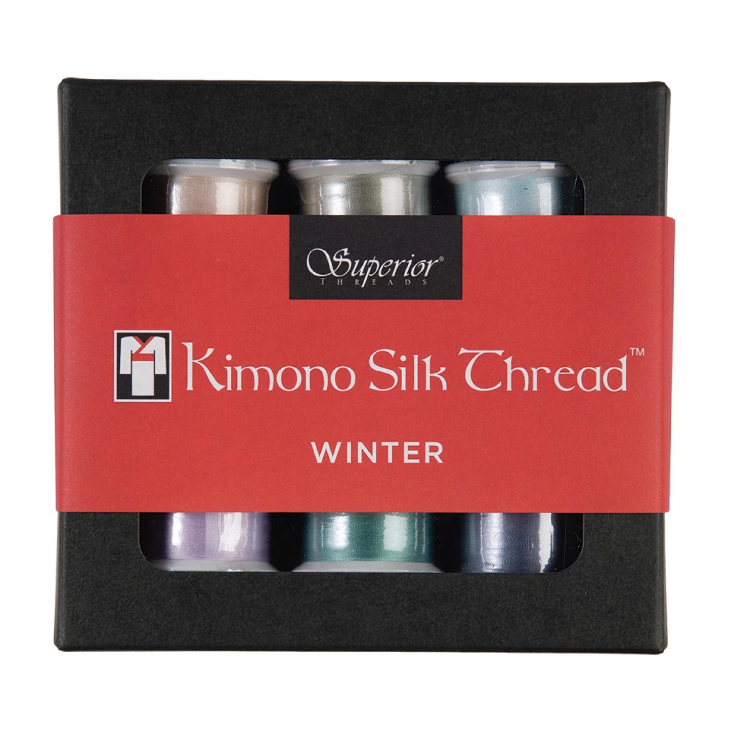 Kimono Silk Thread Set Winter Collection 6 Spools # 133-SET-WINT - Special Order