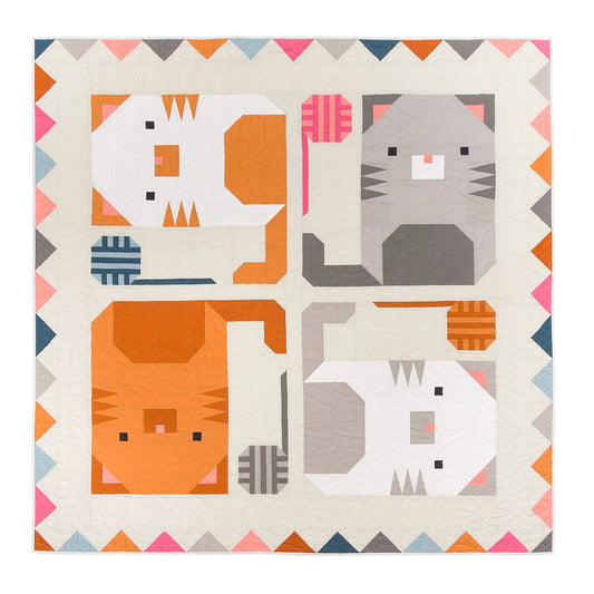 Kitten Around Quilt Pattern by Pen + Paper Patterns