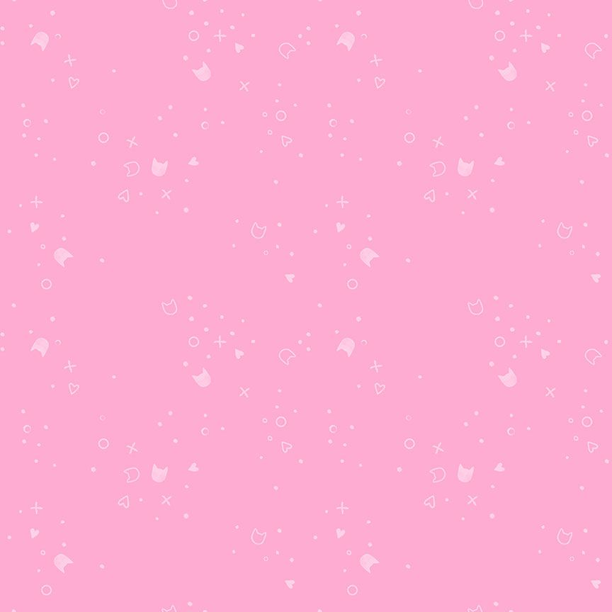Kitty Litter by Pammie Jane Minky - XSTELLA-PPJ2986 Bubblegum
