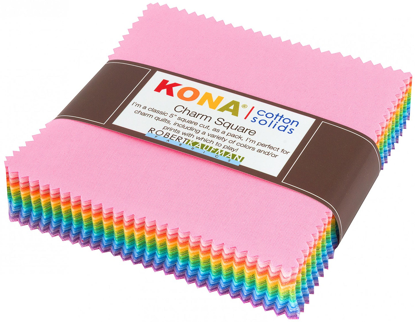Kona Solid Pastel Charm Squares 85 Piece Pack