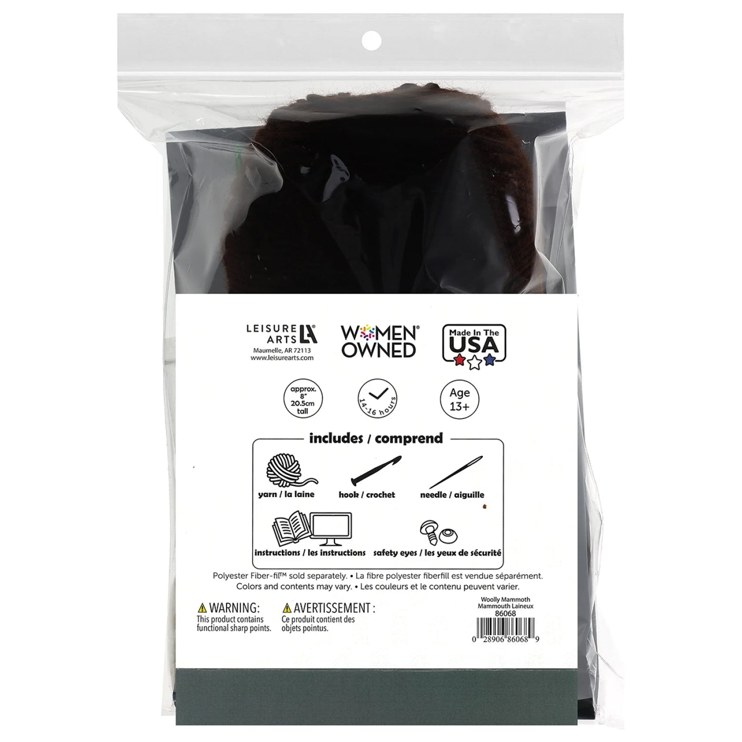 Woolly Mammoth Amigurumi Kit - Special Order