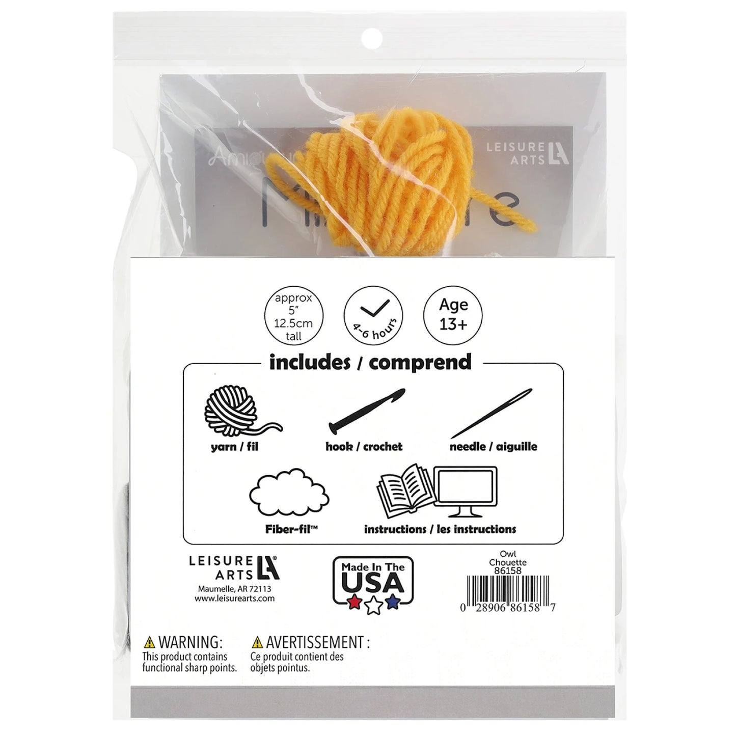 Miniature Owl Amigurumi Kit - Special Order