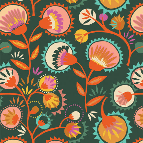 Lakelife by Jessica Swift  : Kattaland Flora Deep, LKL51309