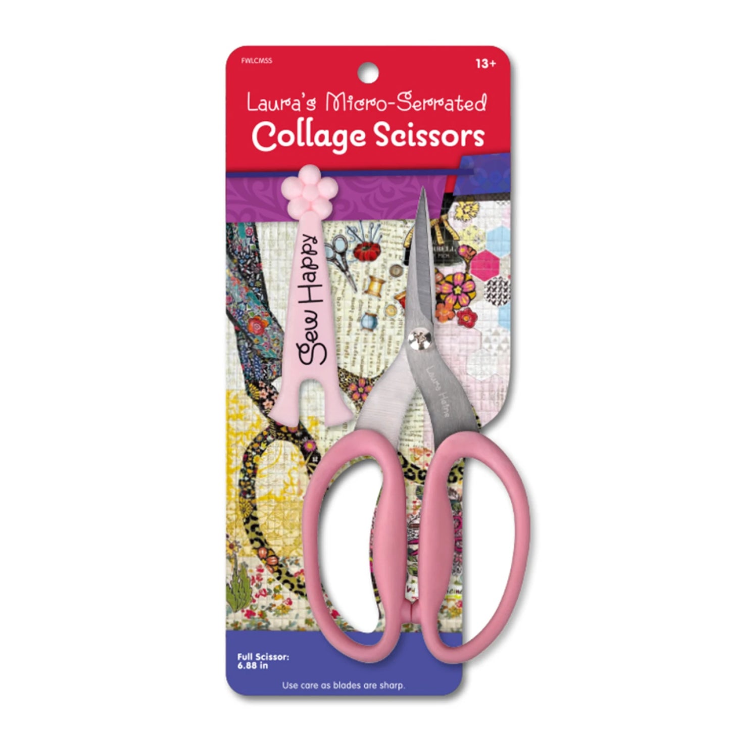 Laura Heine's Micro-Serrated Collage Scissors # FWLCMSS - Special Order